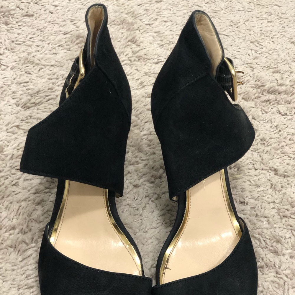 Jessica Simpson Black Heels With Buckle Size 6
